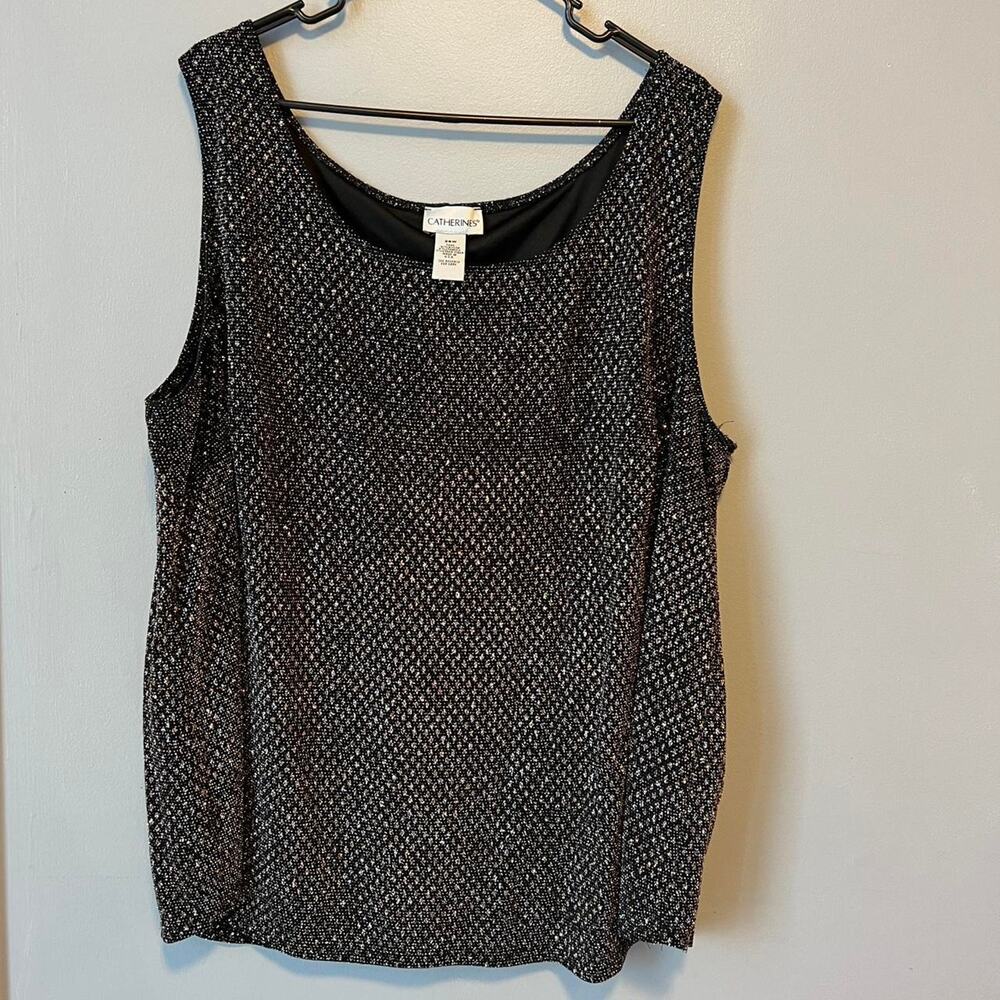 Black and sparkly top